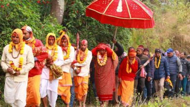 त्रिपुरासुन्दरी माइ भगवती माइत झरिन