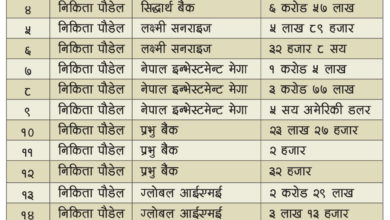 दम्पतीका नाममा सञ्चालनमा रहेका १७ वटा बैंक खाताबाट २९ करोडको कारोबार